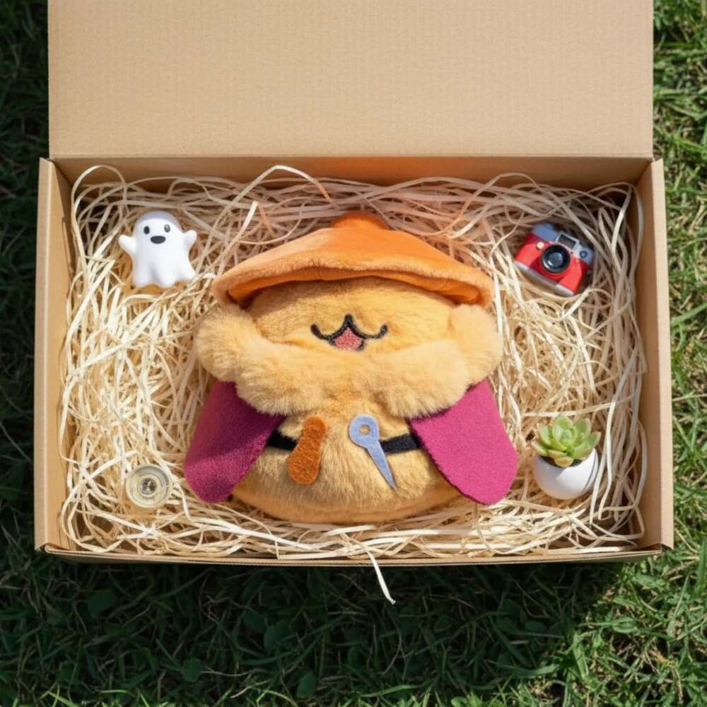 Flea-Form Sherma Plush Doll｜Round Chubby Sitting Toy Inspired by Silksong｜10Cm